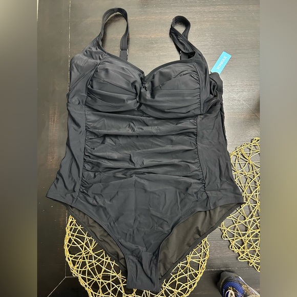Yonique Women Plus Size One Piece Swimsuits Tummy Control Bathing Suit - Picture 6 of 9